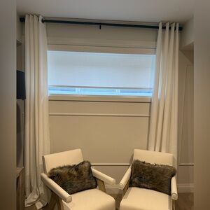 Urban Barn - White Curtains - 108” x 54”  - 2 panels $100 per set